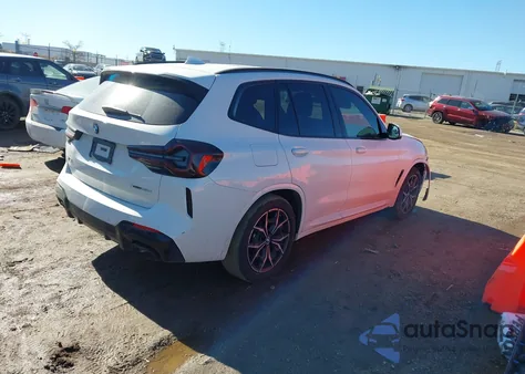 2024 BMW X3 xDrive30I z USA, uszkodzony, nr VIN 5UX53DP09R9T38675